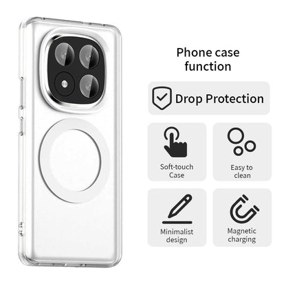 MagSafe Case for Xiaomi Redmi Note 14 Pro+ 5G, Techsuit, CandyCase, White