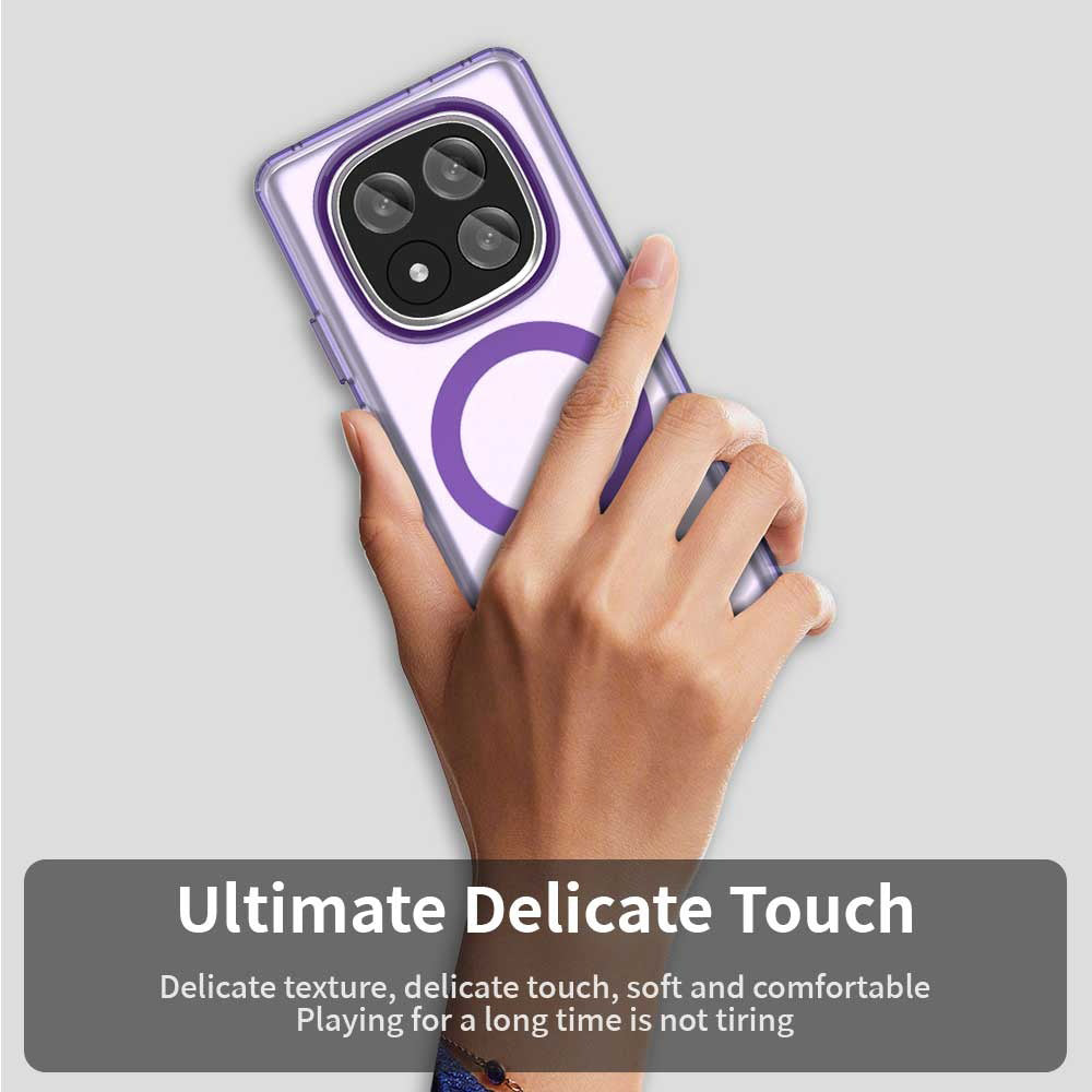 MagSafe Case for Xiaomi Redmi Note 14 Pro+ 5G, Techsuit, CandyCase, Purple