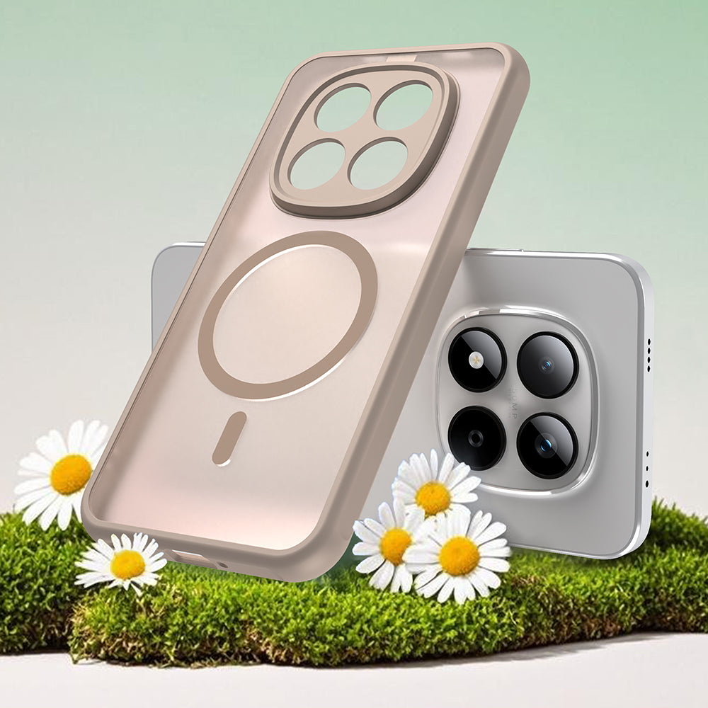 MagSafe Case for Xiaomi Redmi Note 15 Pro 5G, Techsuit, HaloFrost II, Gold