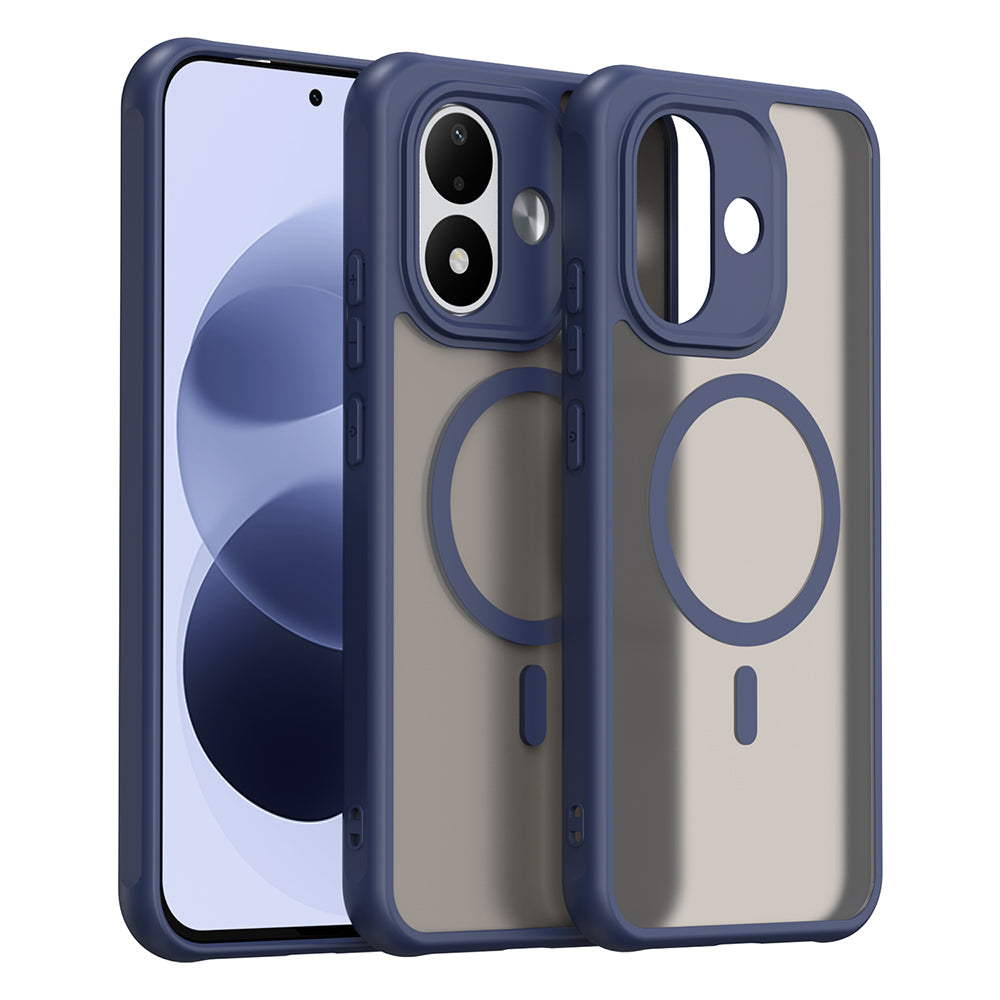 MagSafe Case for Xiaomi Redmi Note 17 4G / Note 17 5G, Techsuit, HaloFrost II, Navy Blue