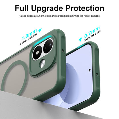 MagSafe Case for Xiaomi Redmi Note 17 Pro, Techsuit, HaloFrost II, Green