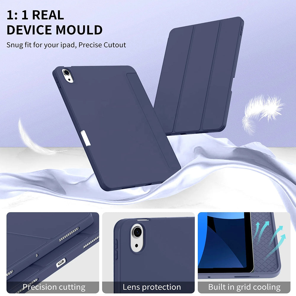 Case for Apple iPad Air 11 (2026) / iPad Air 11 (2025) / Air 11 (2024), Techsuit, Flex Trifold, Blue