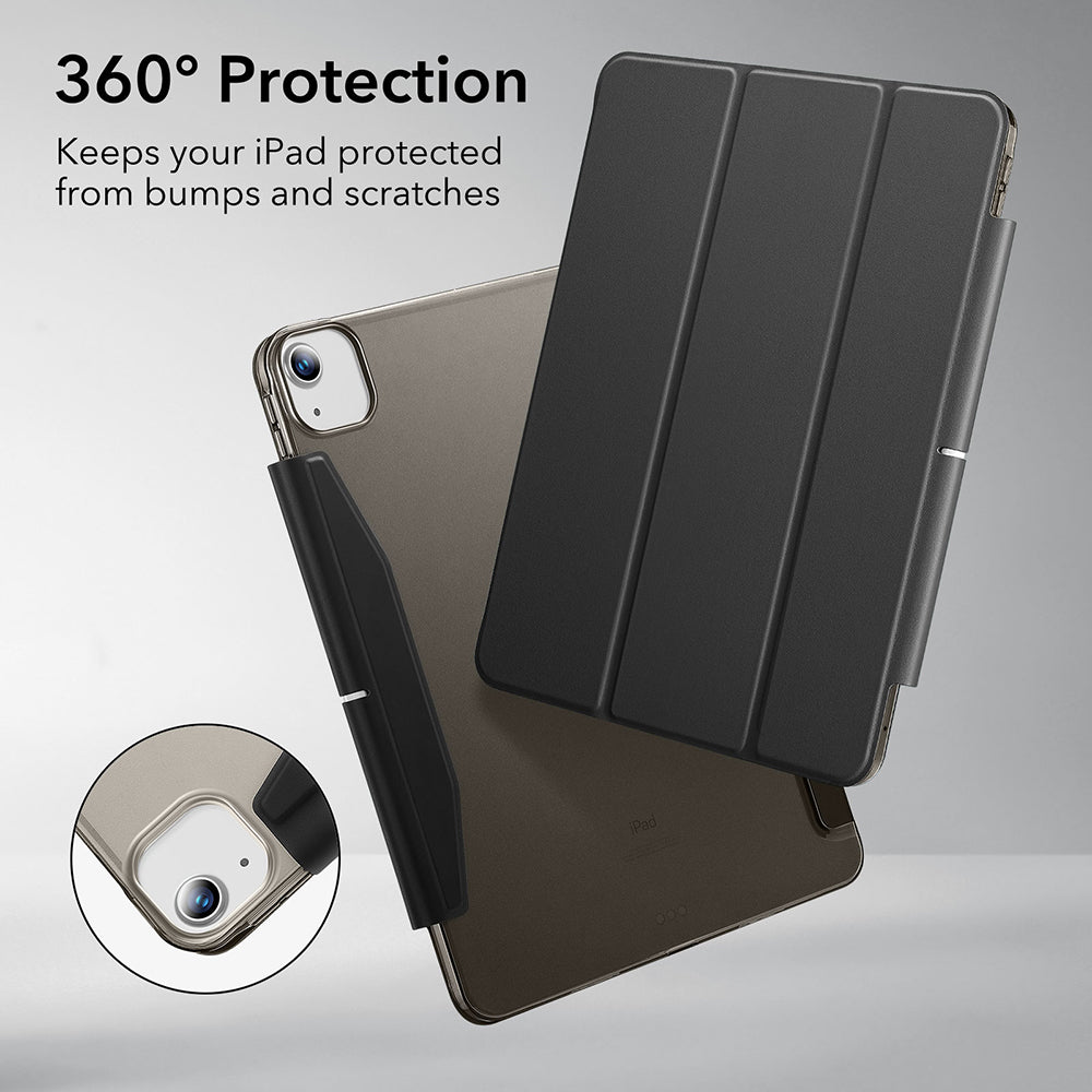 Case for Apple iPad Air 13 (2026) / Air 13 (2025) / Air 13 (2024), ESR, Ascend Trifold, Satin Black
