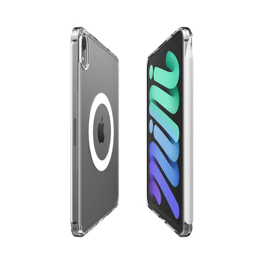 Case for Apple iPad mini 2024 / mini 2021, Spigen, Ultra Hybrid MagFit, Clear White ACS11623