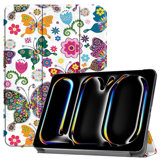 Case for Apple iPad Pro 11 (2024), Techsuit, FoldPro Butterfly, Multicolor