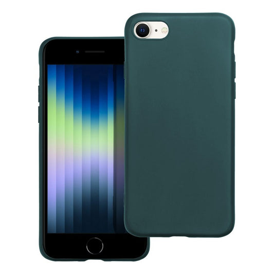 Case for Apple iPhone SE (2022) / SE (2020) / 8 / 7, OEM, Matt, Green
