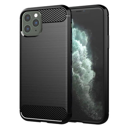 Case for Apple iPhone 11 Pro Max, Techsuit, Carbon, Black
