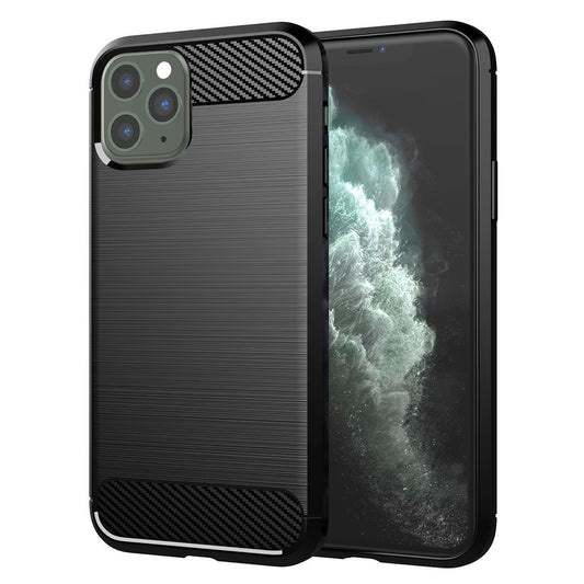 Case for Apple iPhone 11 Pro Max, Techsuit, Carbon, Black