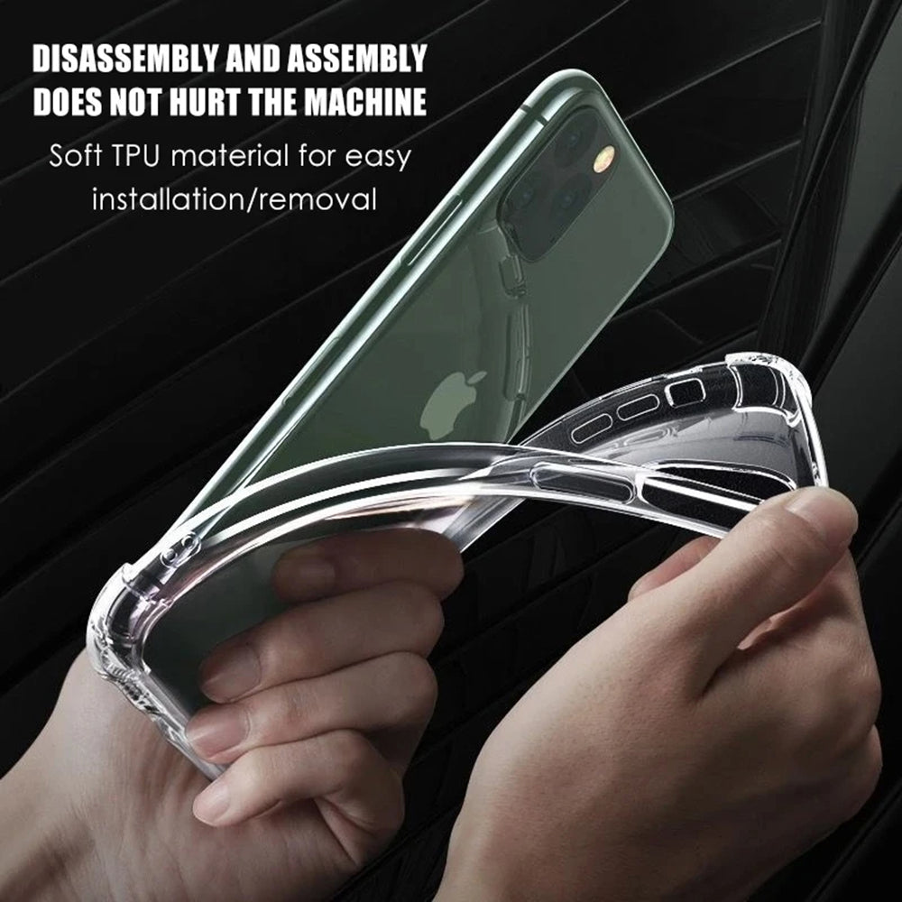 Case for Apple iPhone 12 Pro Max, Techsuit, Shockproof Clear, Transparent