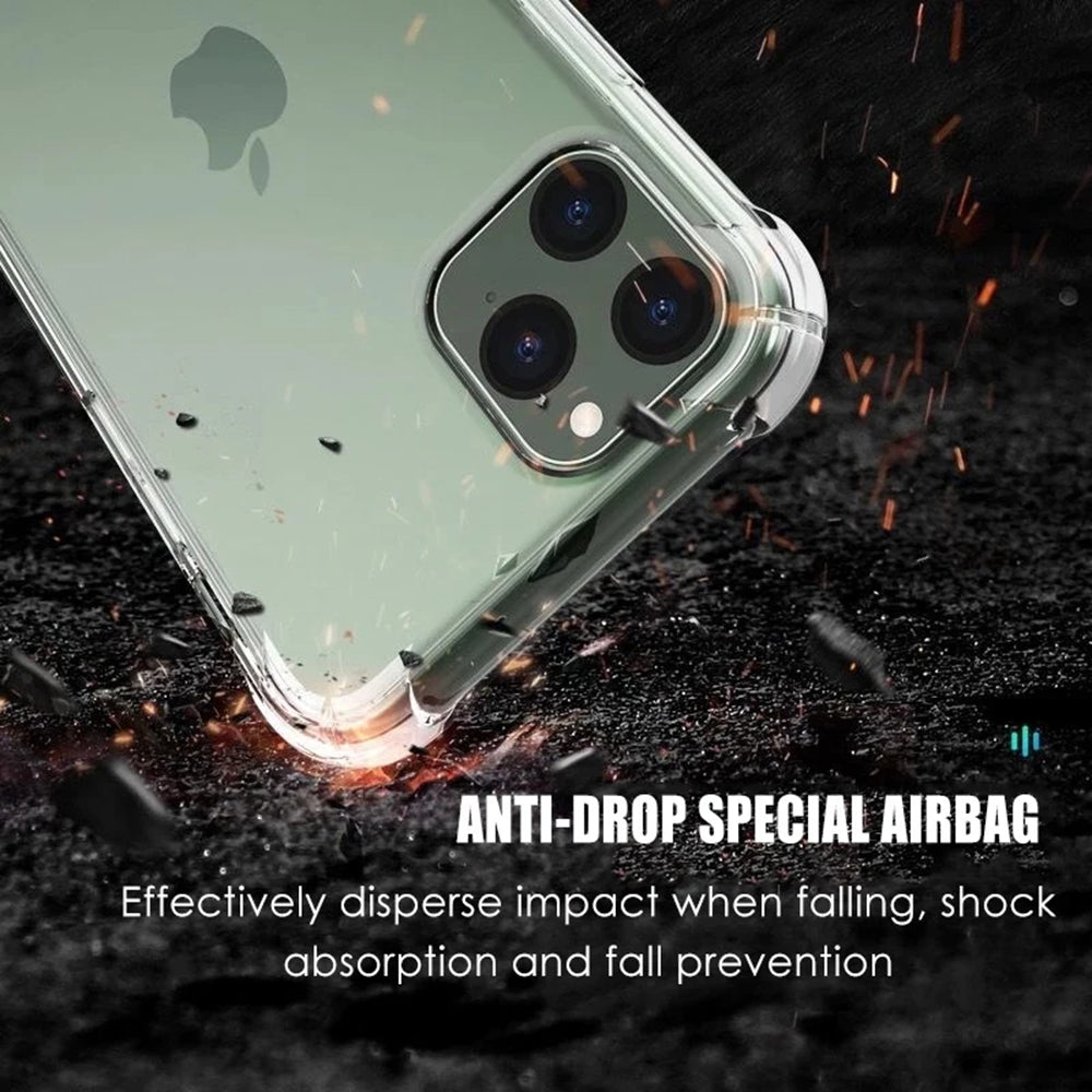 Case for Apple iPhone 12 Pro, Techsuit, Shockproof Clear, Transparent