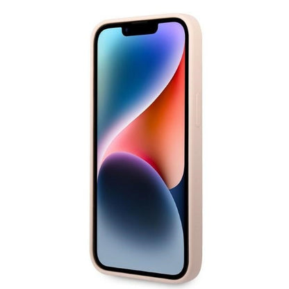 Case for Apple iPhone 14 Plus, Karl Lagerfeld, Ikonik Karl Silicone, Pink