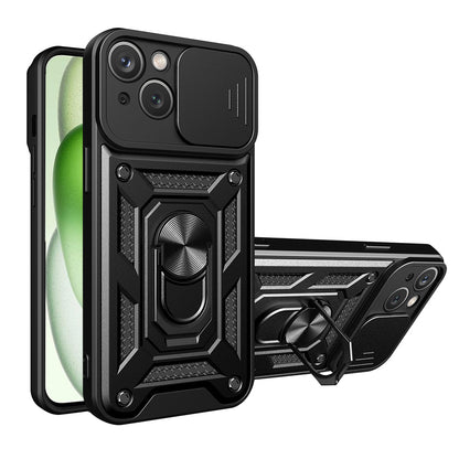 Case for Apple iPhone 15 Plus, Techsuit, CamShield, Black