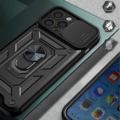Case for Apple iPhone 15 Plus, Techsuit, CamShield, Black
