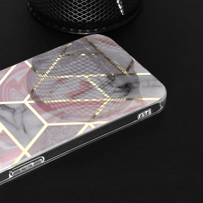 Case for Apple iPhone 15 Plus, Techsuit, Marble, Pink