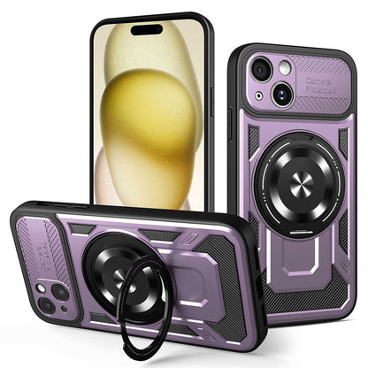 Case for Apple iPhone 15 Plus, Techsuit, RuggedCam, Purple