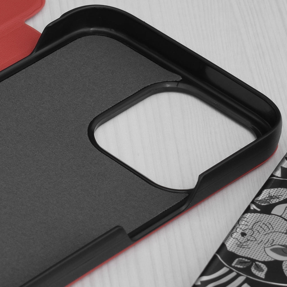 Case for Apple iPhone 15 Pro Max, Techsuit, eFold, Red