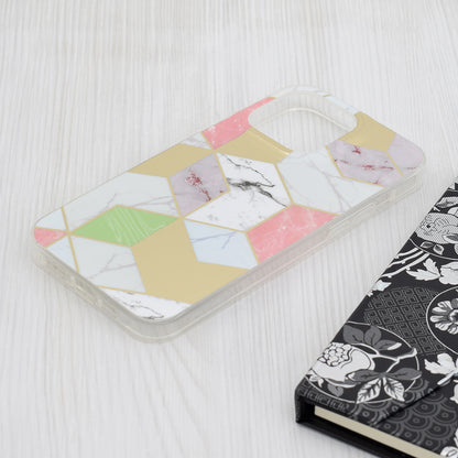 Case for Apple iPhone 15 Pro Max, Techsuit, Marble, Purple