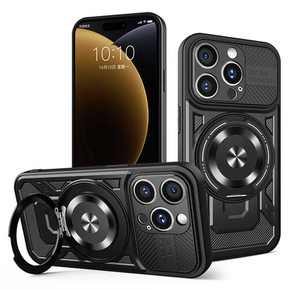 Case for Apple iPhone 15 Pro Max, Techsuit, RuggedCam, Black