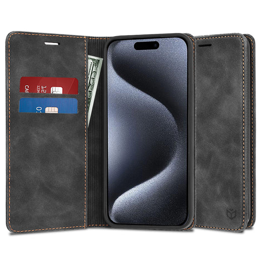 Case for Apple iPhone 15 Pro, Techsuit, Confy, Black