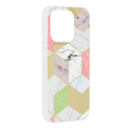 Case for Apple iPhone 15 Pro, Techsuit, Marble, Purple