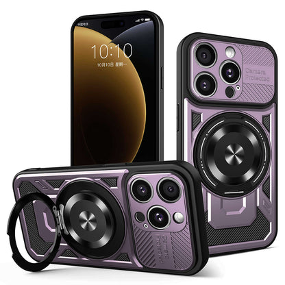 Case for Apple iPhone 15 Pro, Techsuit, RuggedCam, Purple