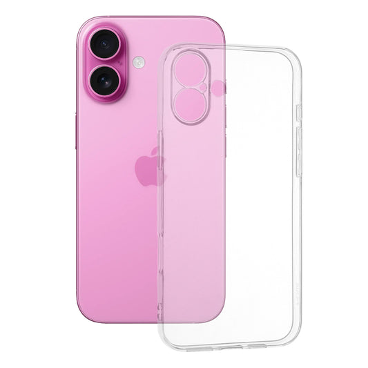 Case for Apple iPhone 16 Plus, Techsuit, Clear, Transparent