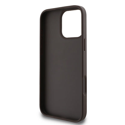 Case for Apple iPhone 16 Pro, Guess, 4G Classic, Black