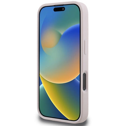 Case for Apple iPhone 16 Pro Max, Guess, Quilted Metal Logo, Pink