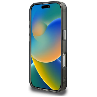 Case for Apple iPhone 16 Pro Max, Karl Lagerfeld, IML Aquarelle Logo Karl & Choupette, Black