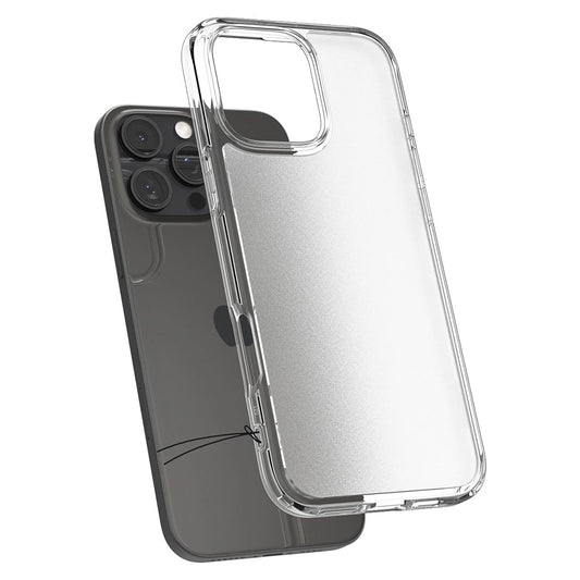 Case for Apple iPhone 16 Pro, Spigen, Ultra Hybrid, Satin Transparent ACS08122