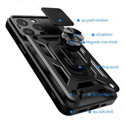 Case for Apple iPhone 16 Pro, Techsuit, CamShield, Pink