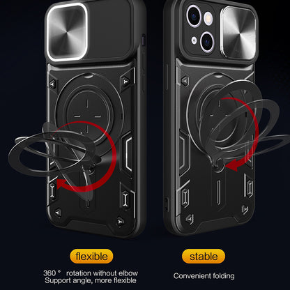 Case for Apple iPhone 16, Techsuit, CamGuard Pro, Black