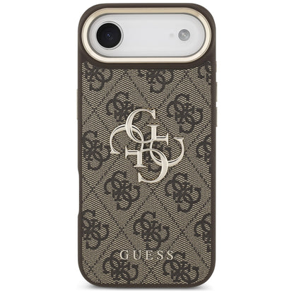 Case for Apple iPhone 17 Air, Guess, Big 4G Logo Classic, Golden Brown
