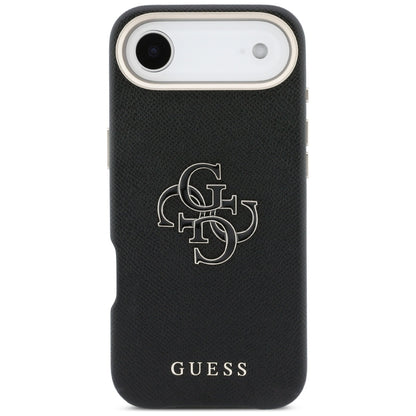 Case for Apple iPhone 17 Air, Guess, Resin Logo, Black