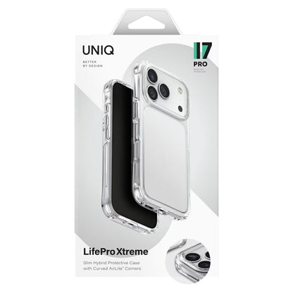 Case for Apple iPhone 17 Pro, UNIQ, LifePro Xtreme, Transparent