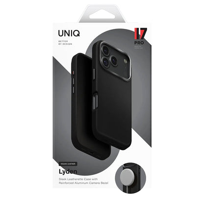 Case for Apple iPhone 17 Pro, UNIQ, Lyden Leatherette, Brown