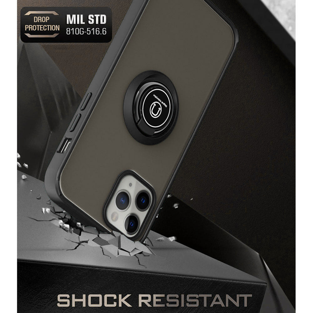 Case for Apple iPhone 18 Pro / 17 Pro, Techsuit, Glinth, Black