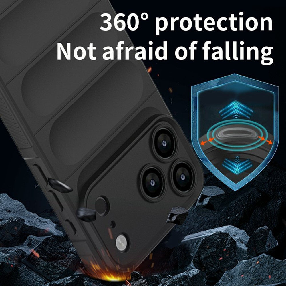Case for Apple iPhone 18 Pro / 17 Pro, Techsuit, Magic Shield, Black