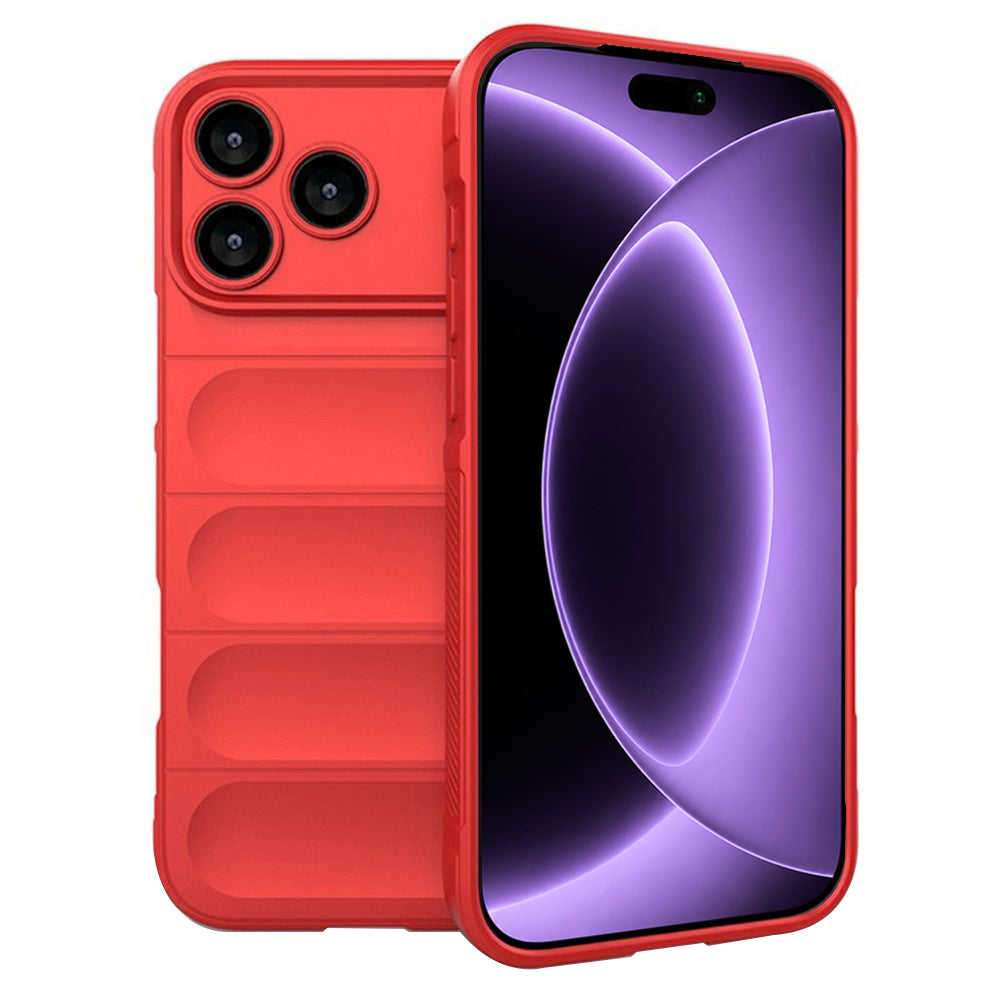 Case for Apple iPhone 18 Pro / 17 Pro, Techsuit, Magic Shield, Red