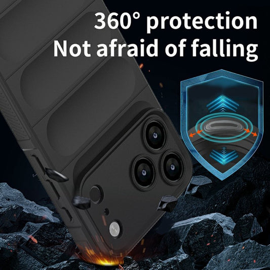 Case for Apple iPhone 18 Pro / 17 Pro, Techsuit, Magic Shield, Burgundy