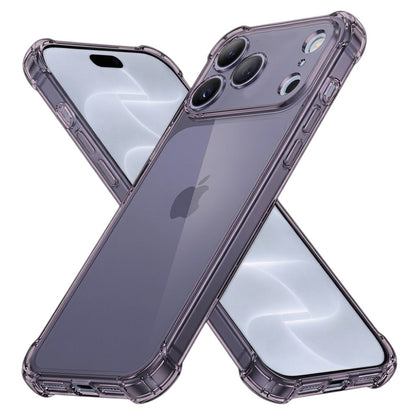 Case for Apple iPhone 18 Pro / 17 Pro, Techsuit, Shockproof Clear, Smoke