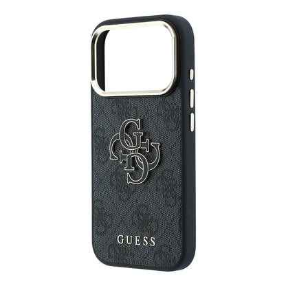 Case for Apple iPhone 18 Pro Max / 17 Pro Max, Guess, 4G Big Resin Logo, Black