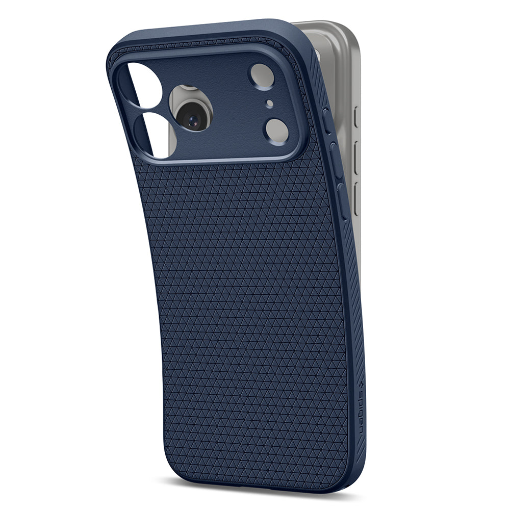 Case for Apple iPhone 18 Pro Max / 17 Pro Max, Spigen, Liquid Air, Navy Blue ACS12112