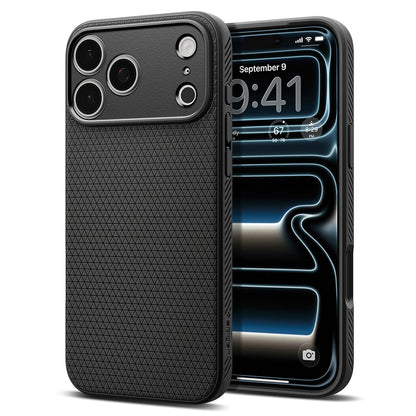 Case for Apple iPhone 18 Pro Max / 17 Pro Max, Spigen, Liquid Air, Matte Black ACS12111
