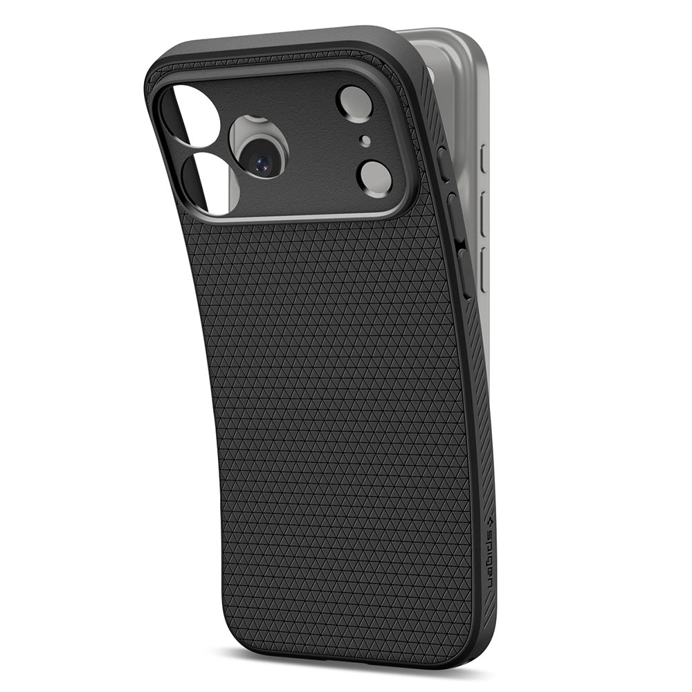 Case for Apple iPhone 18 Pro Max / 17 Pro Max, Spigen, Liquid Air, Matte Black ACS12111