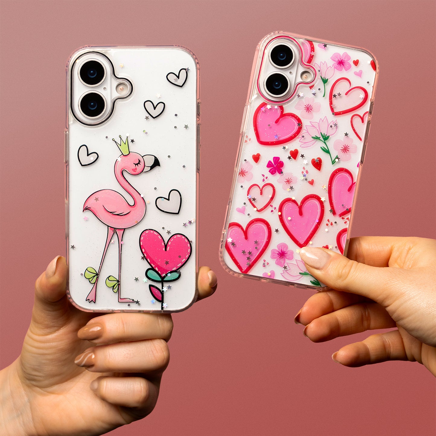 Case for Apple iPhone 15 Pro, OEM, Ultra Trendy Love 1, Multicolor