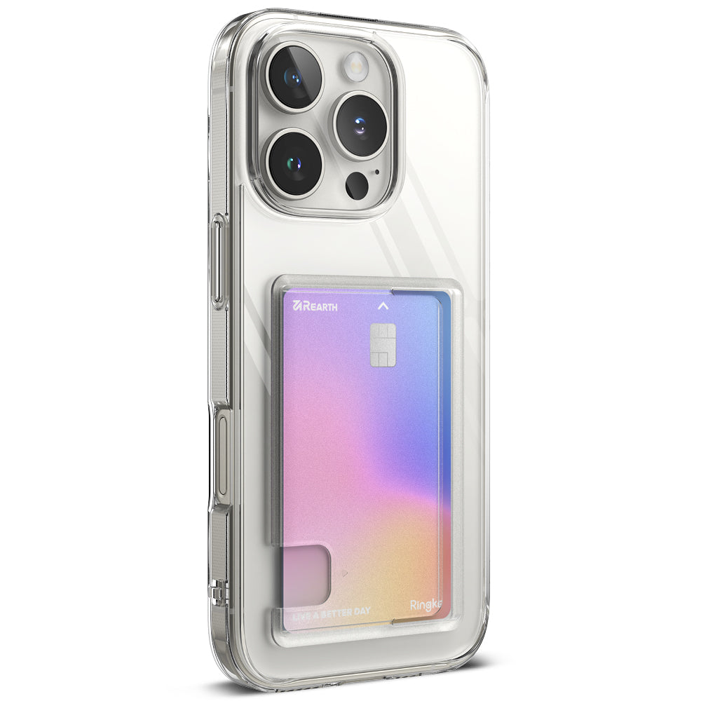 Case for Apple iPhone 16 Pro Max, Ringke, Fusion Card, Transparent