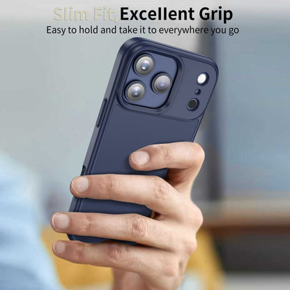 Case for Apple iPhone 17 Pro, Tech-Protect, Magmat, Matte Navy Blue