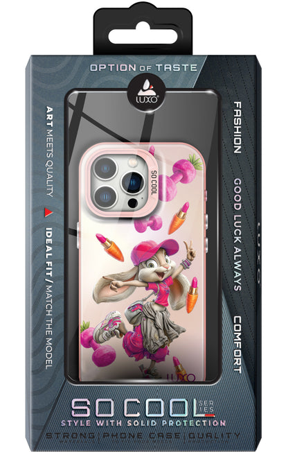 Case for Apple iPhone 13 Pro Max, LUXO So CooL, ArcadiA Rabbit, Multicolor