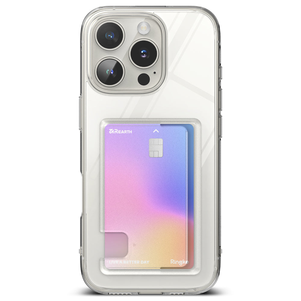 Case for Apple iPhone 16 Pro Max, Ringke, Fusion Card, Transparent
